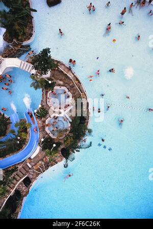 Subtropical swimming paradise. Sherwood Forest. Center Parcs. Nottingham. England,  UK Stock Photo