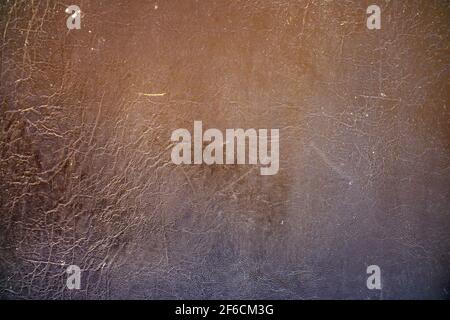 Texture of old battered leather for background and design Stock Photo