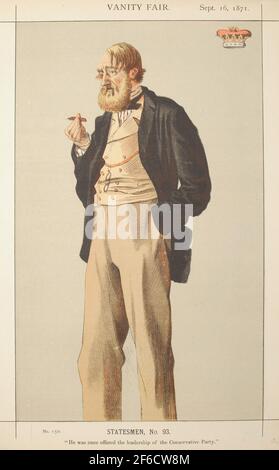 James Tissot - Statesmen No 930 Caricature Duke Rutland Stock Photo