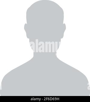 Default avatar profile icon. Grey photo placeholder Stock Vector
