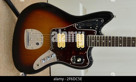 Kurt Cobain Fender Jaguar signature model Stock Photo