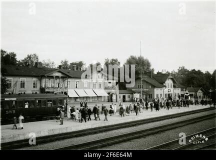 Sweden, Dalarna, Dalarna, Ludvika, Ludvika (depicted, town) Stock Photo