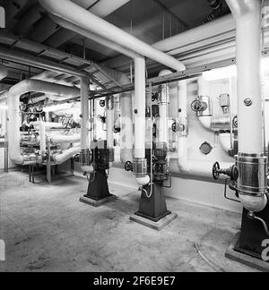 The heating center, Stockholm Central Station Stock Photo