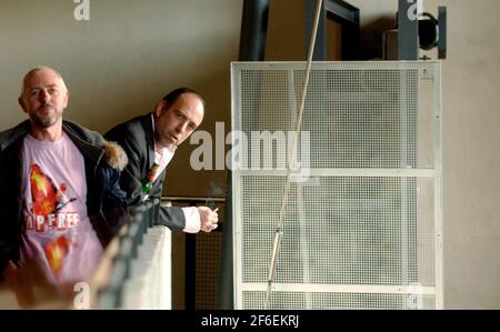 MICK JONES AND TONY JAMES,METROPOLIS STUDIO IN CHISWICK.17/5/05 TOM PILSTON Stock Photo