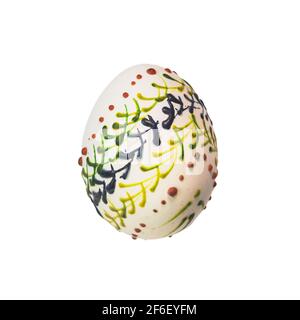 easter egg isolated on a white background Stock Photo
