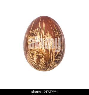 easter egg isolated on a white background Stock Photo