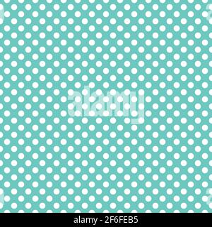 White polkadots over colored backdrop. Dotted, dots, circles pattern, background (Geometry is seamlessly repeatable) — Stock vector illustration, Clip Stock Vector