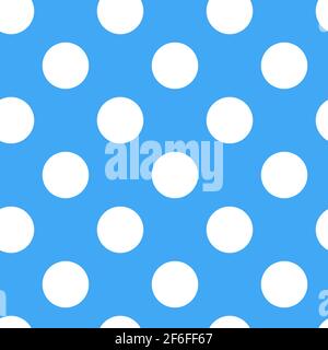 White polkadots over colored backdrop. Dotted, dots, circles pattern, background (Geometry is seamlessly repeatable) — Stock vector illustration, Clip Stock Vector