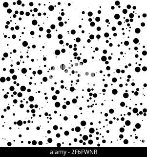 random dots, circles. Dotted vector element, pattern — Stock vector illustration, Clip art graphics Stock Vector