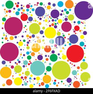 random dots, circles. Dotted vector element, pattern — Stock vector illustration, Clip art graphics Stock Vector