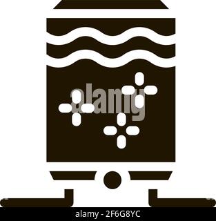 juice concentrate tank icon vector outline illustration Stock Vector ...