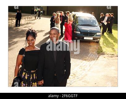 Nelson Mandela 90th Birthday dinner in Hyde Park.... Denzel Washingtonphotograph by David Sandison The Independent Stock Photo