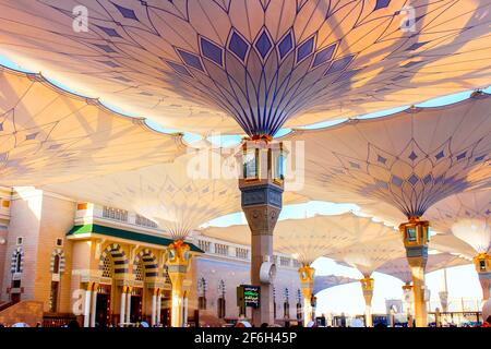 masjid madina munawara, saudi arabia Stock Photo