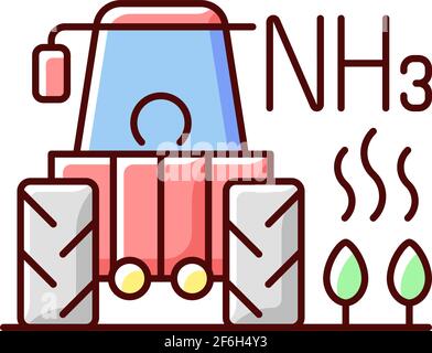 Farming RGB color icon Stock Vector