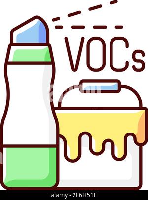 Household products RGB color icon Stock Vector