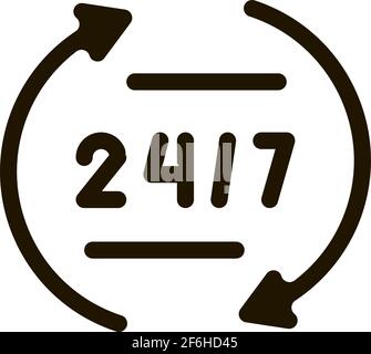 webshop working day and night icon Vector Glyph Illustration Stock Vector