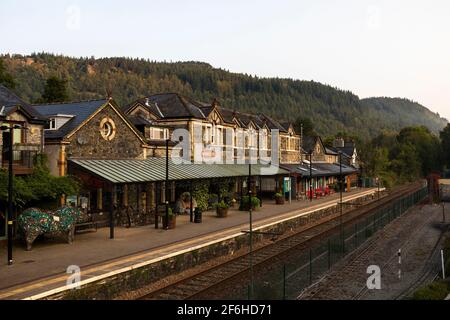 Betws Y Coed Railway Station; Wales Stock Photo