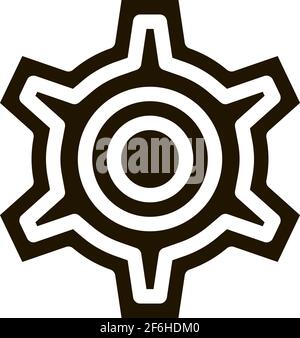 webshop working icon Vector Glyph Illustration Stock Vector