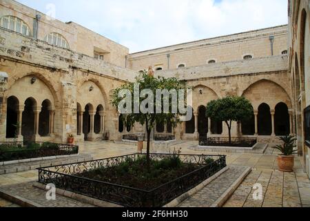 Franciscan Monastery of Saint Catherine in Bethlehem Stock Photo