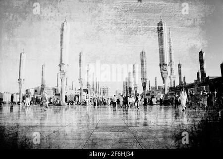 masjid madina munawara, saudi arabia Stock Photo