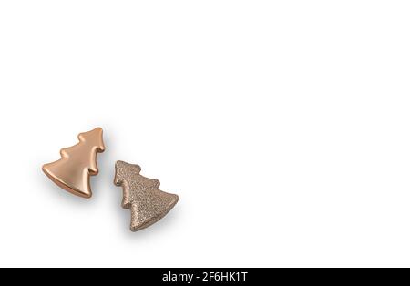 3d icon of a Christmas tree with decorations such as stars and balls ...
