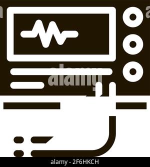 radio diagnosis equipment icon vector outline illustration Stock Vector ...