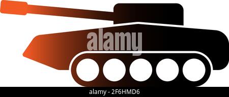 Military Tank, Army Tank icon logo design template vector Stock Vector