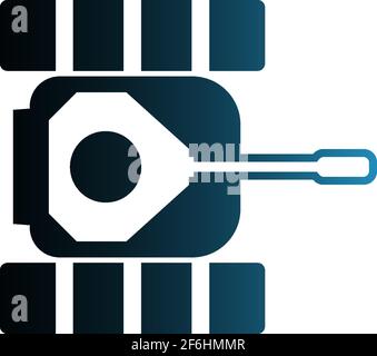 Military Tank, Army Tank icon logo design template vector Stock Vector