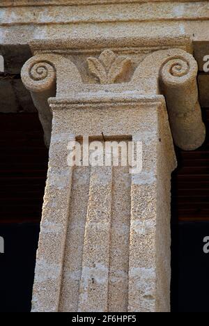 Greece, Rhodes island Paradeisi village traditional architecture Stock Photo