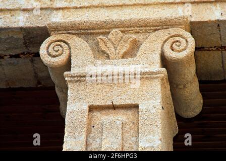 Greece, Rhodes island Paradeisi village traditional architecture Stock Photo