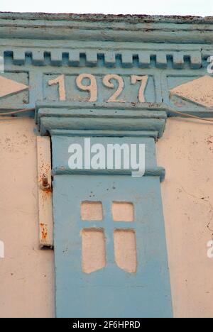 Greece, Rhodes island Paradeisi village traditional architecture Stock Photo