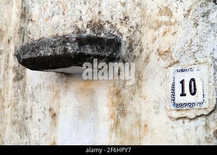 Greece, Rhodes island Paradeisi village traditional architecture Stock Photo