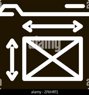 front end web design sizes doodle icon hand drawn illustration Stock ...