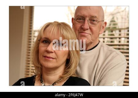 Victoria Summerley with her husband Craig at home in south west Londonphotograph by David Sandison The Independent Stock Photo