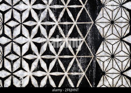Abstract Color Minimalist Geometric Seamless Pattern Stock Photo