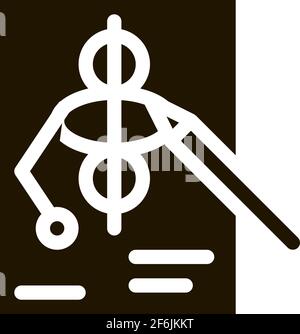 game design icon Vector Glyph Illustration Stock Vector