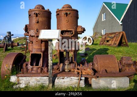 The Maritime Museum in the Fisherman's Garde. Helissandur. Snaefellsnes peninsula. Iceland Stock Photo