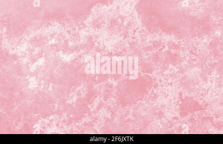 Pink marble pattern with white veins. Closeup photo background, natural stone texture, front view Stock Photo