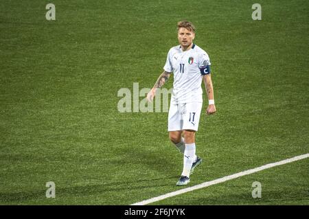 Ciro Immobile player and captain of Italy Football Team and Lazio