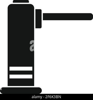 Train turnstile icon, simple style Stock Vector