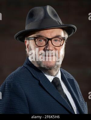 Scone, Perth, Scotland, UK. 1st Apr, 2021. PICTURED: Exclusive images of George Galloway, Leader of the All For Unity Party. George Galloway is a British Politician, Broadcaster and writer. He currently presents the Mother of all Talk Shows on Radio Sputnik and Sputnik on RT UK. He is photographed for his official Party portrait for the 6th May Scottish Parliament Holyrood Elections. Pic Credit: Colin Fisher/Alamy Live News Credit: Colin Fisher/Alamy Live News Stock Photo