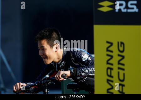 YE Yifei (chn) Renault FR 2.0L team Josef Kaufmann racing ambiance portrait during Renault sport series 2017, Eurocup Formula Renault 2.0, at Monza, Italy, from avril 21 to 23 - Photo Florent Gooden / DPPI Stock Photo
