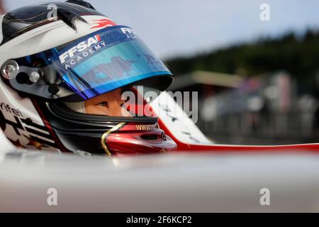 YE Yifei (chn) Renault FR 2.0L team Josef Kaufmann racing ambiance portrait during the 2017 Formula Renault 2.0 at Spa Francorchamps, Belgium, September 22 to 24 - Photo Frederic Le Floc'h / DPPI Stock Photo