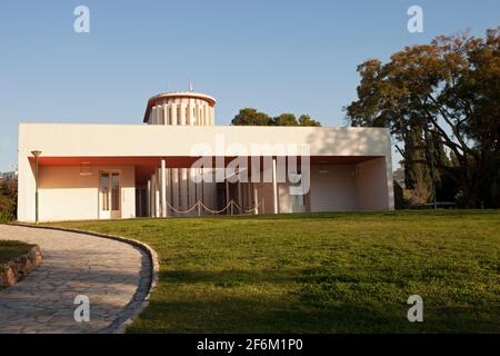 Israel,Rehovot,Weizmann House, home of Dr. Chaim Weizmann, first president of the State of Israel, exterior Stock Photo