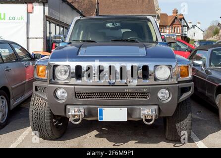 GM Hummer SUV London UK Stock Photo