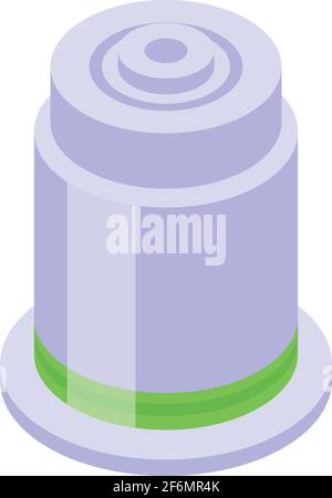 Capsule coffee icon. Isometric of Capsule coffee vector icon for web design isolated on white background Stock Vector
