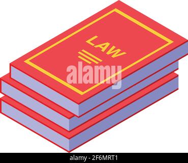 Inheritance law icon. Isometric of Inheritance law vector icon for web design isolated on white background Stock Vector