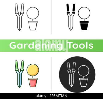 Pruning shears icon Stock Vector