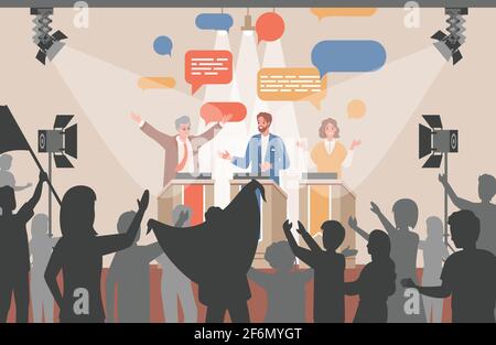 Political debates concept Stock Vector Image & Art - Alamy