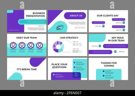 Company, Investment Presentation Stock Vector